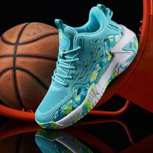 Nuevas zapatillas de baloncesto para hombre diseño deportivo de malla - imagen 1