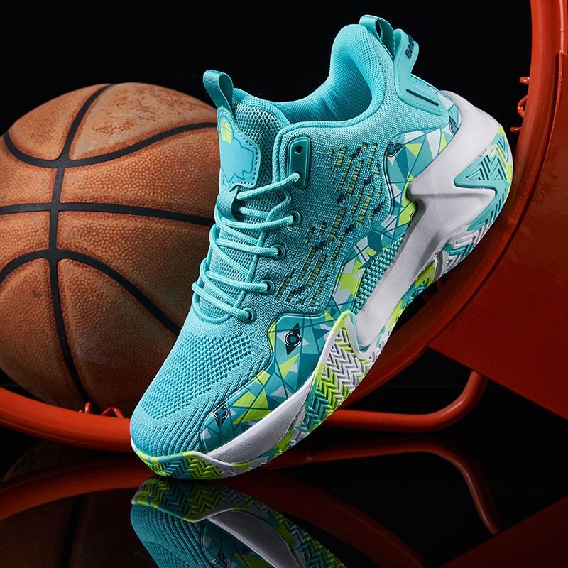 Nuevas zapatillas de baloncesto para hombre diseño deportivo de malla - imagen 1