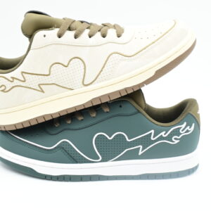 Zapatillas casuales para hombre con diseño retro y logo personalizado - imagen 1