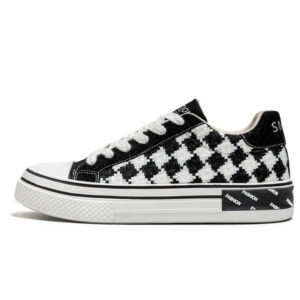 Zapatos casuales a cuadros estilo deportivo (Plaid Casual Shoes / Board Shoes) - imagen 1