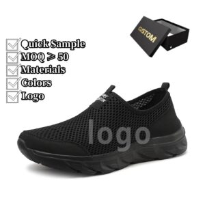 Zapatos deportivos transpirables de malla para mujer - sin logo 1