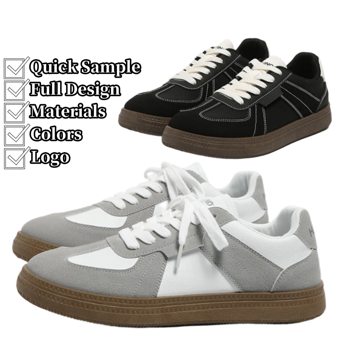 Zapatos Deportivos Personalizables para Hombre Running y Walking C3552 - sin logo 1